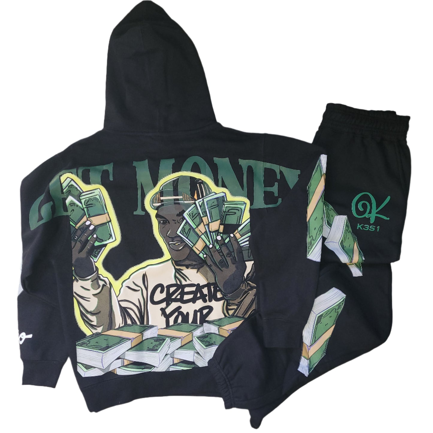"GET MONEY" Jogger Set