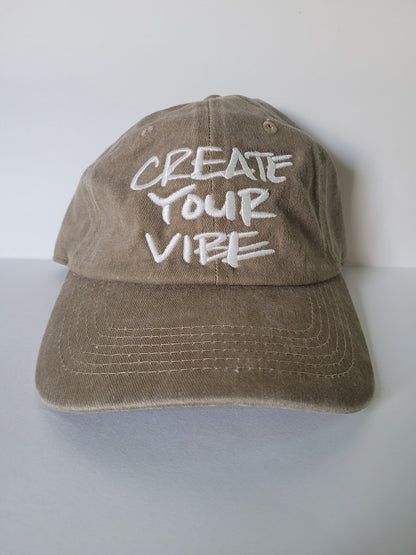 "Create Your Vibe " Caps