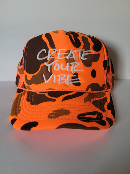 "Create Your Vibe " Caps