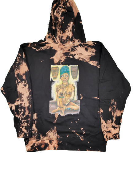 "Warroir Woman" Tye Dye Hoodie